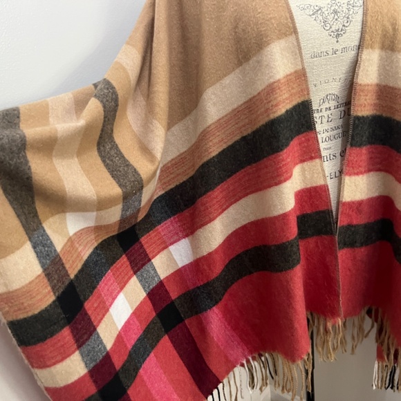 Women's Shawl Wraps Women Warm Poncho Cape Tassel Oversized Shawl Wraps for Fall - Picture 8 of 15